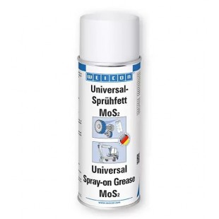 WEICON Universal Spray-on Grease с MoS2 - Универсальная смазка (400мл) с молибденом  MoS2