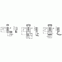 Неизолированные плоские разъемы (розетка) с боковым отводом проводника, латунь, 0,5–2,5 мм2