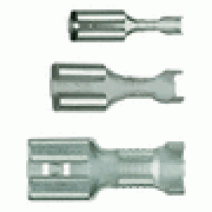 Неизолированные плоские разъемы (розетка), латунь, DIN46247 ч.1-3 , 0,5–6 мм2